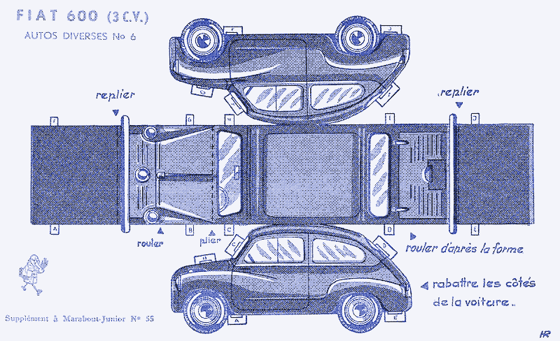 Image: A paper model.