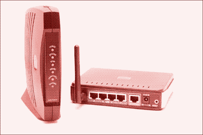 Image: Modem and router. Credit: Tmthetom, Wikimedia Commons.