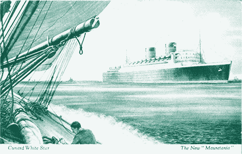 Image: The SS New Mauretania.