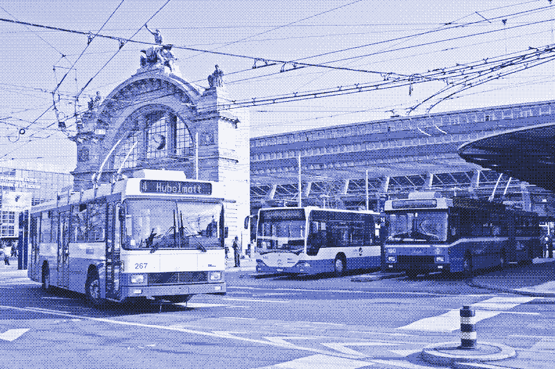 Image: Trolleybuses in Luzern, Switzerland. Image by Re 460 (CC BY-SA 3.0).