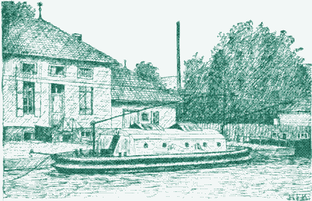 Image: Drawing of a trolleyboat.