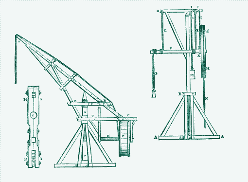 Image: A slewing crane.