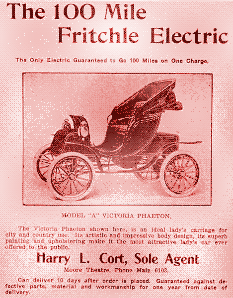 Image: The 1908 Fritschle electric.