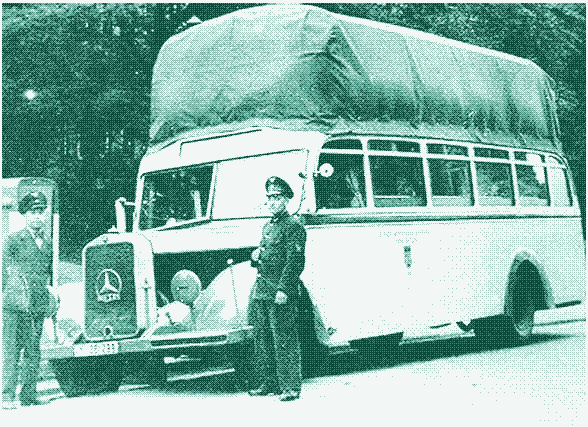 Image: A gas bag bus.