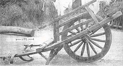 Image: A Chinese wheelbarrow. Source: “Hommel: China at Work”, Rudolf P. Hommel, 1937.