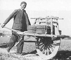 Image: A Chinese wheelbarrow.