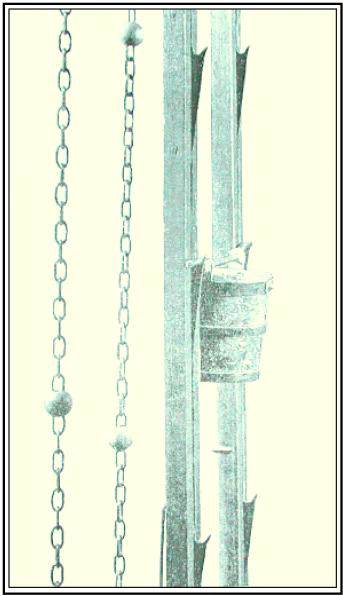 Hakenkunst by Polhem in the Falun copper mine. SOurce unknown.