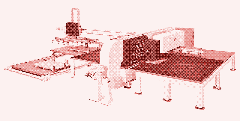 Combined punching (left) and laser (right) cutting machine. Source: Danobat Group