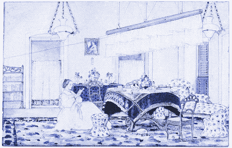 A remotely operated punkah, 1863.