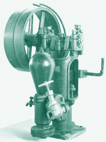 Image: motor used running on the low pressure water network, Switzerland, around 1880. Source: République et Canton de Genève (PDF).