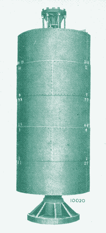 Fielding and Platt hydraulic accumulator