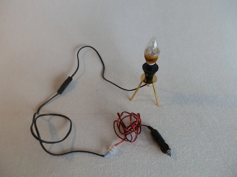 My 3W DC lamp. Image by Kris de Decker.