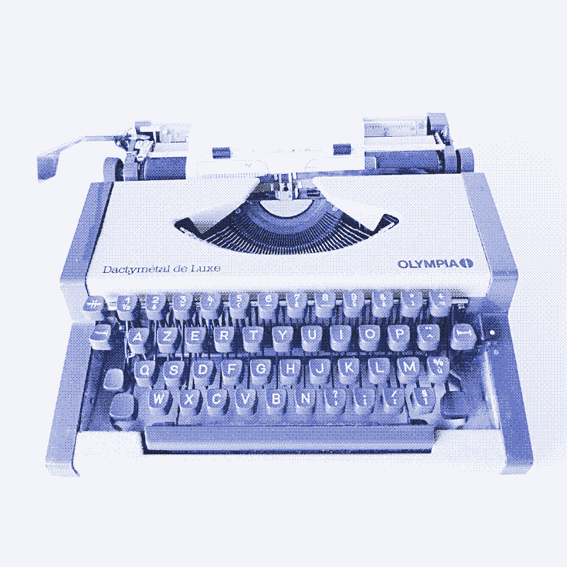 The Olivetti Sottsass mechanical typewriter, 1969. Source: eBay.