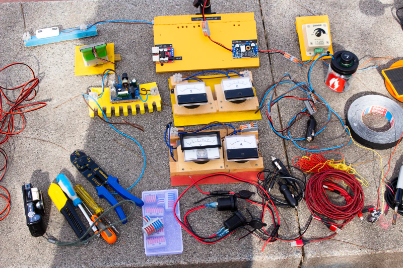 Image: Experiments with direct solar power. Photo: Marie Verdeil.