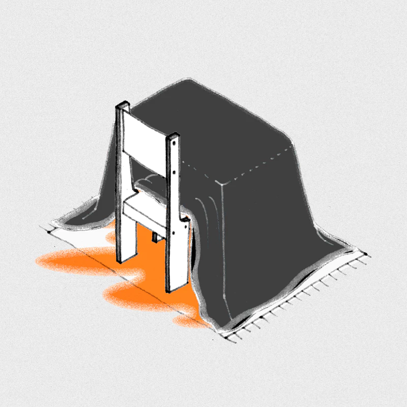 How to assemble an electrically heated and insulated table. Illustration: Marie Verdeil.