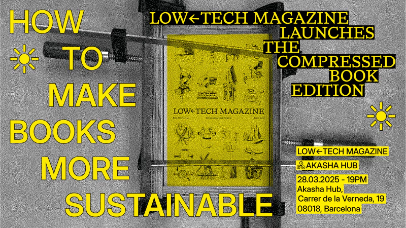 Image: Book launch event in Barcelona. Poster by Hugo Lopez.