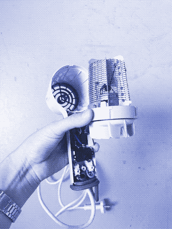 Image: A nichrome wire in a hair dryer. Photo by Dasha Ilina.