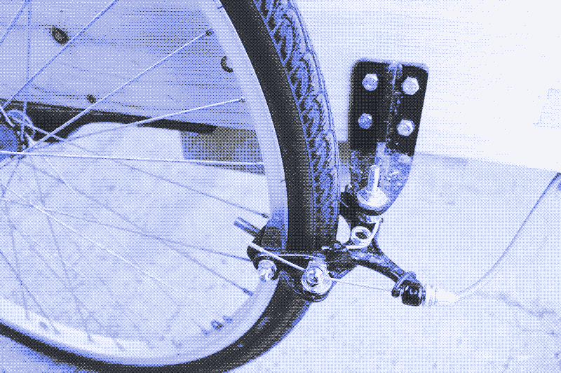 Image: The brakes. Photo by Kris De Decker.