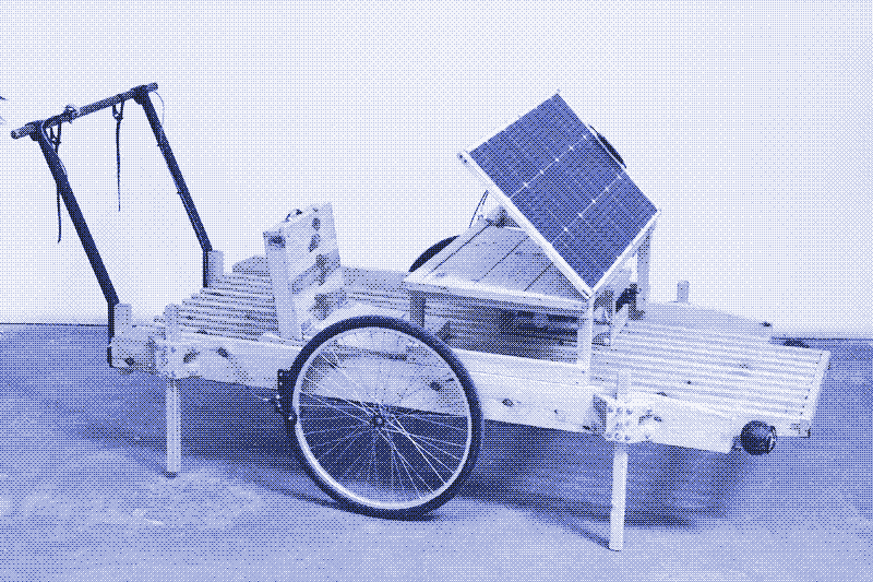 Image: Digital nomad office. Photo by Kris De Decker.