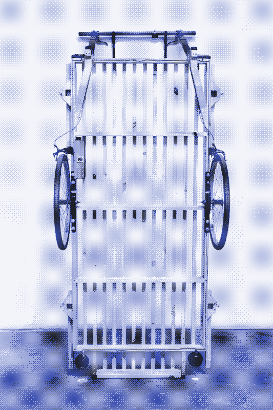 Image: The underside of the handcart. Photo by Kris De Decker.