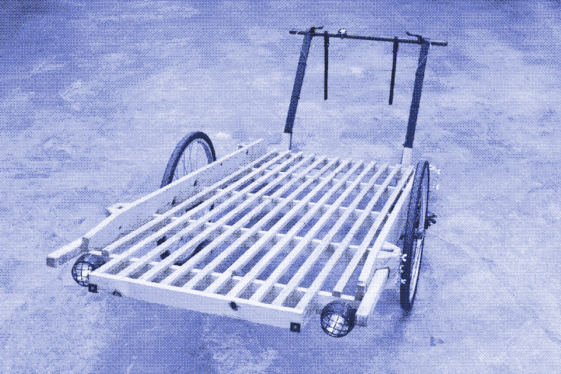 Image: Low-tech Magazine&rsquo;s handcart. Photo by Kris De Decker.