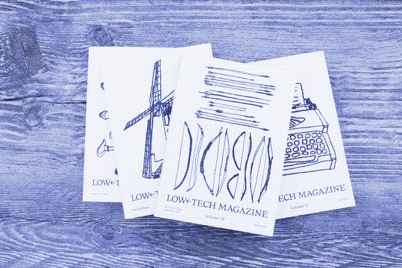 Image: Low-tech Magazine Volume IV (2022-2026). Photo: Juliette Demaret.