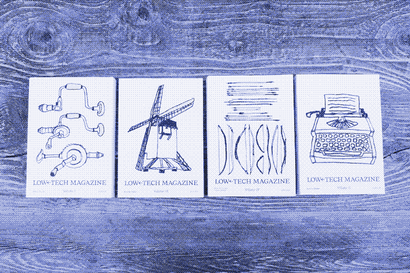 Image: Low-tech Magazine Volume IV (2022-2026). Photo: Juliette Demaret.