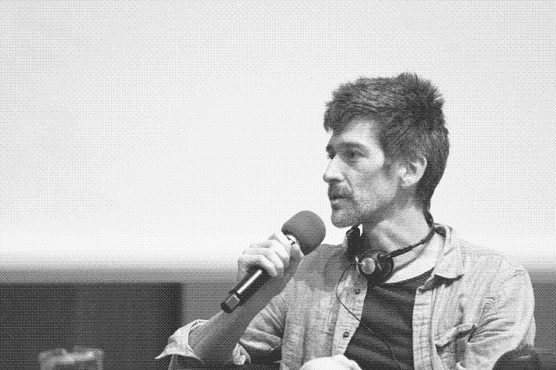 Kris De Decker
at Bits &amp; Baüme, Berlin, 2018. Image by Santiago Engelhardt.