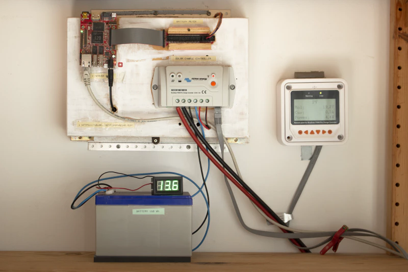 The solar powered server that runs this website.