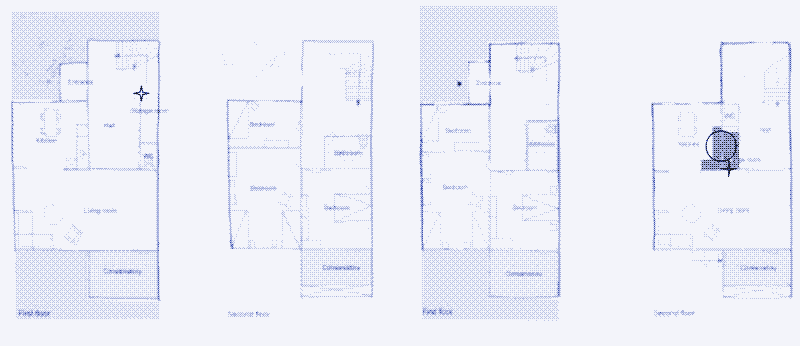 Zeichnung: Konzept für ein Haus mit einem Netz für niedere Gleichspannung. Quelle: [^16]