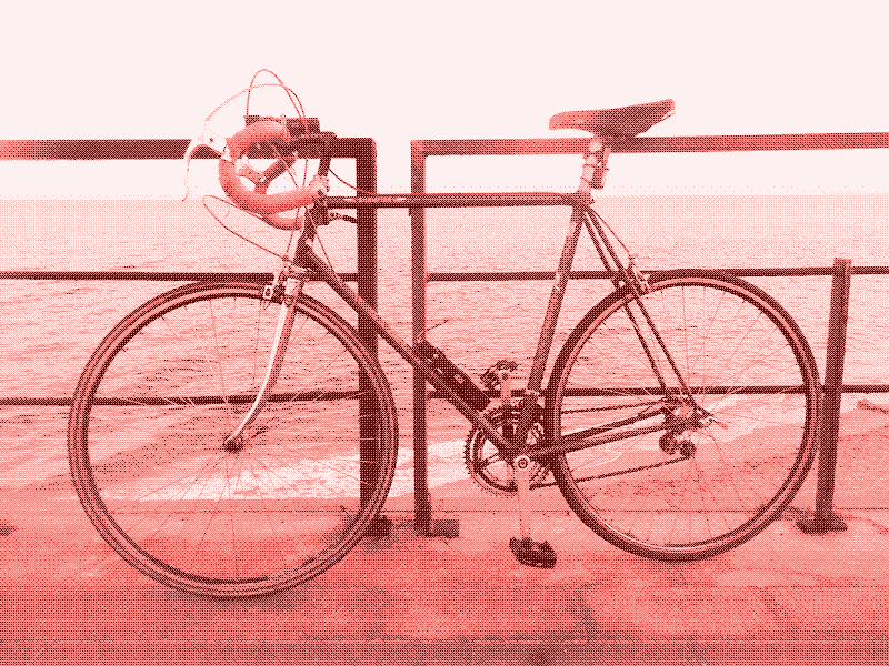 Bild: Das Fahrrad, das ich meistens nutze, ein Gazelle Champion von 1980. Es hat mindestens 30,000 km zurückgelegt seitdem ich es 2013 gekauft habe.