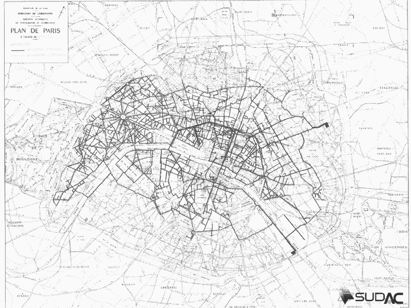 paris compressed air network 1962