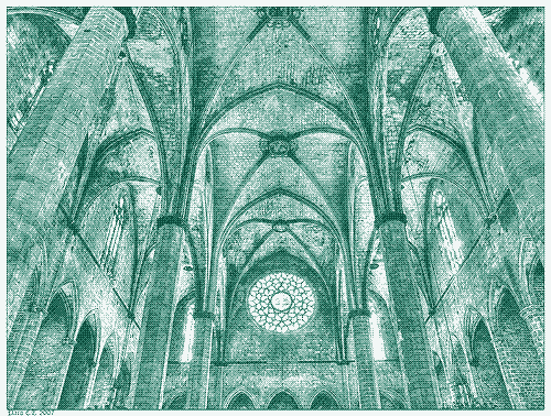 Image : Voûtes catalanes dans la basilique Sainte-Marie-de-la-Mer à Barcelone. Source : Flickr.