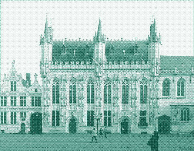 L’hôtel de ville de Bruges bâti en 1376. Source: Pantchoa.