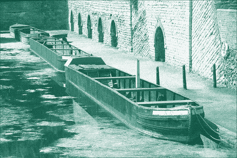 Le quai du canal construit à la base des fours à chaux en 1842 à Dudley, en Angleterre. Crédits: Paul Englefield.