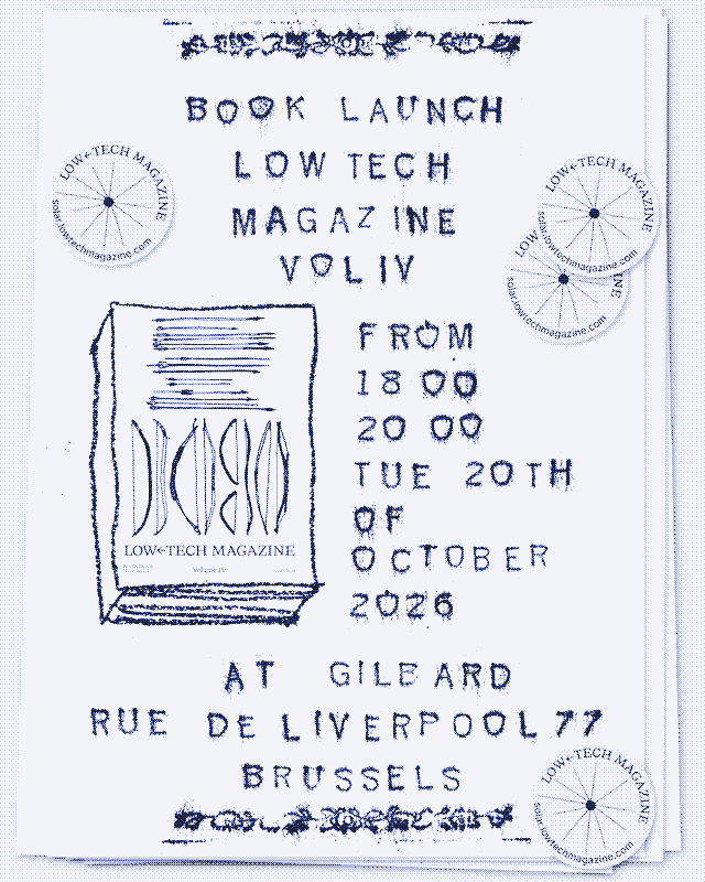 Afbeelding: Boeklancering in Brussel. Posterontwerp: Marie Verdeil.